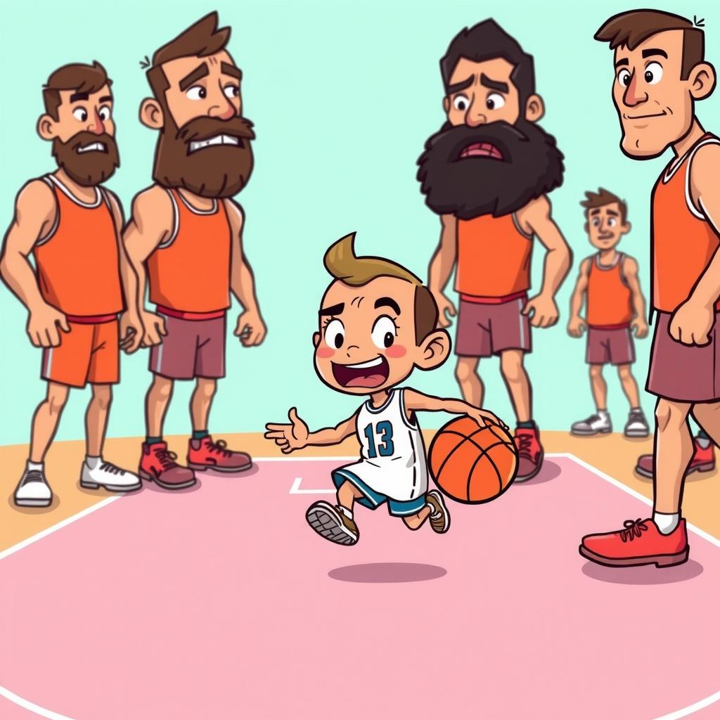 The Littlest Basketball Player