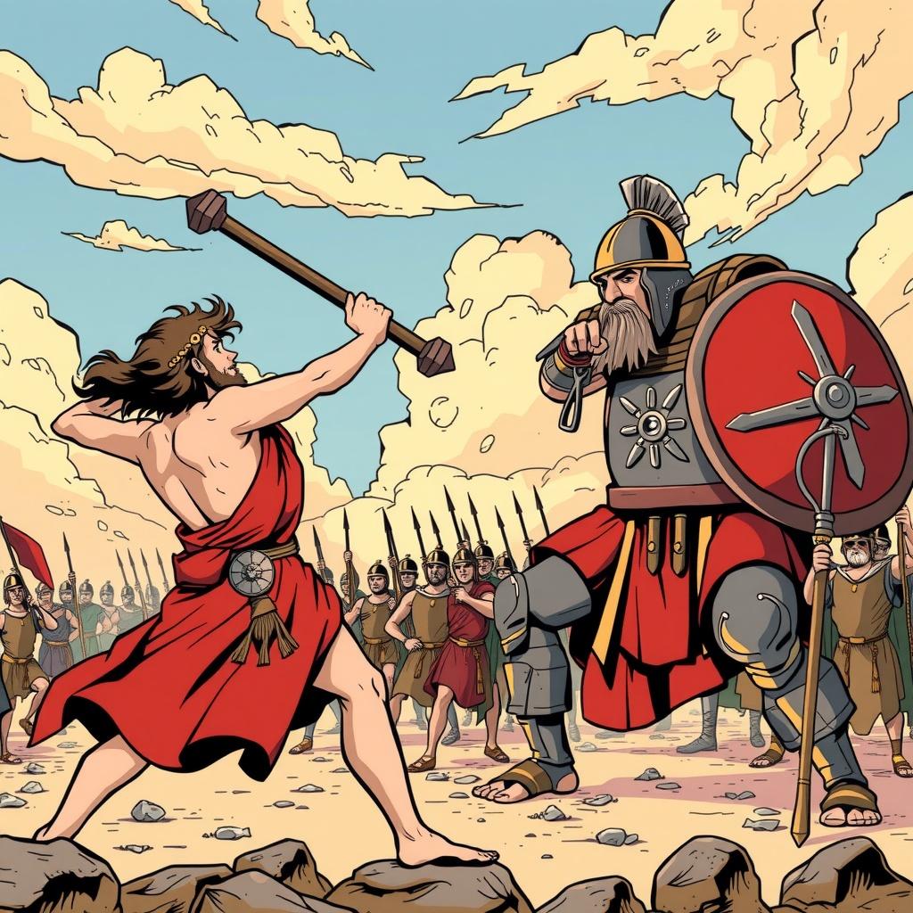 David and Goliath