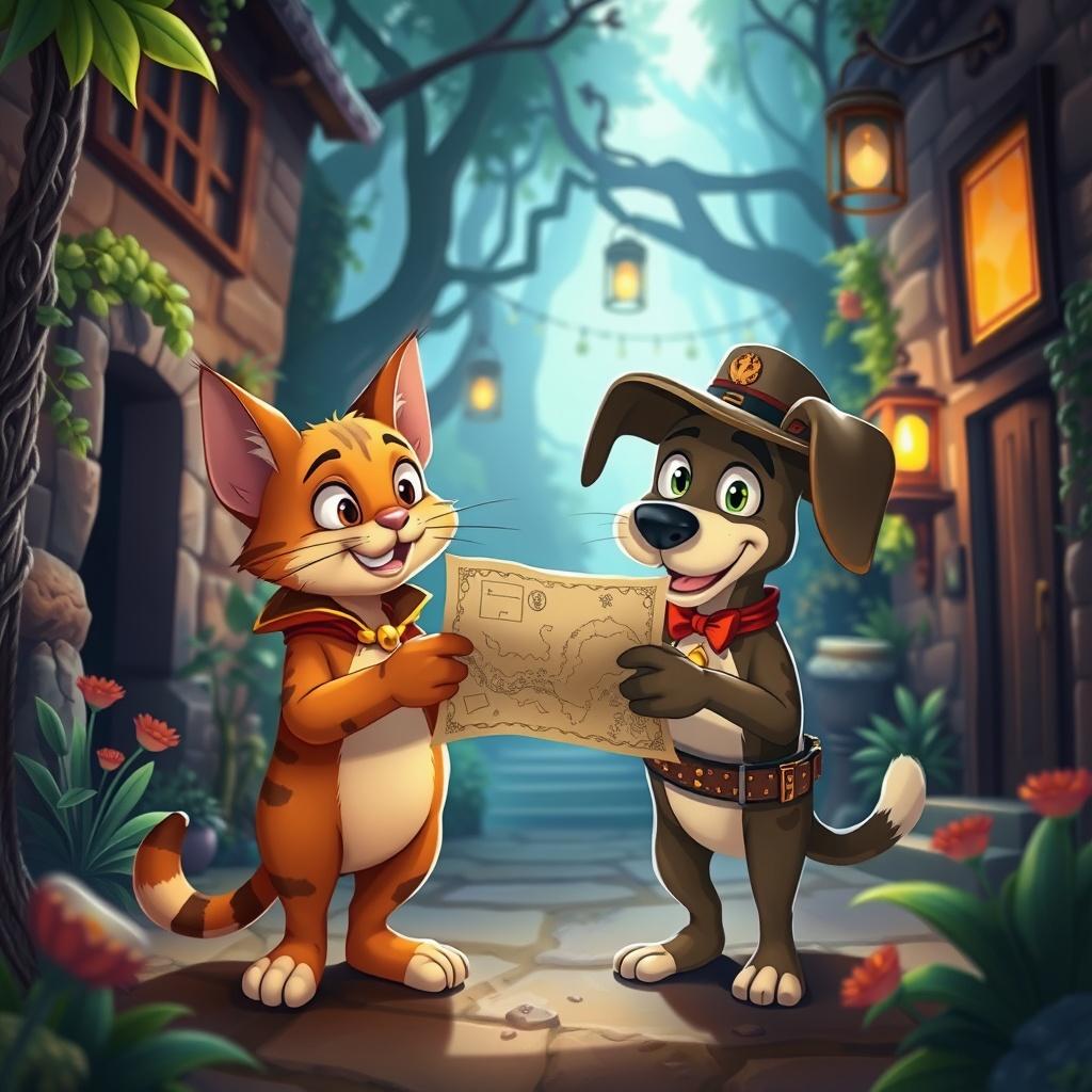 The Treasure Hunt of Milo and Baxter