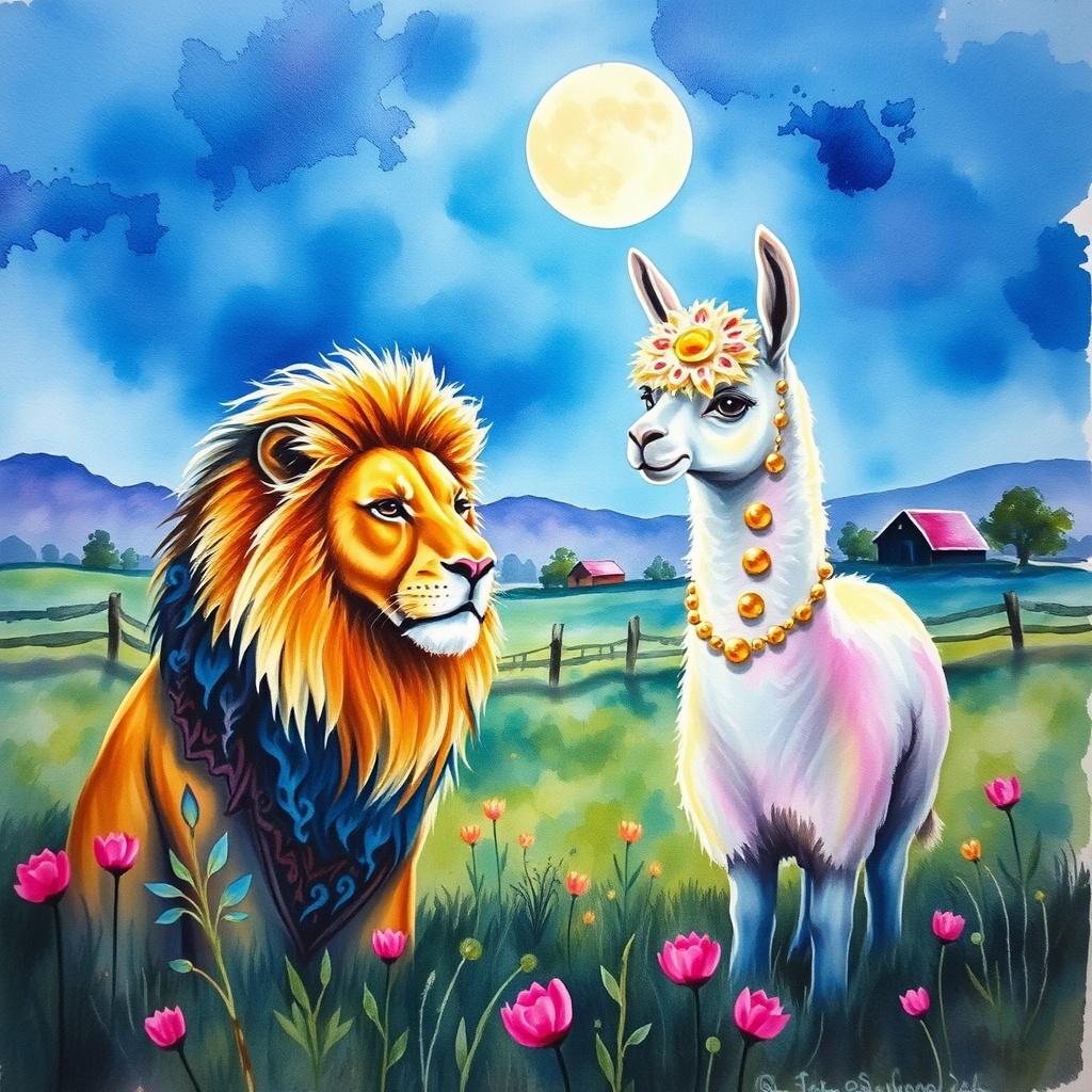 The Woolly Lion's Escape