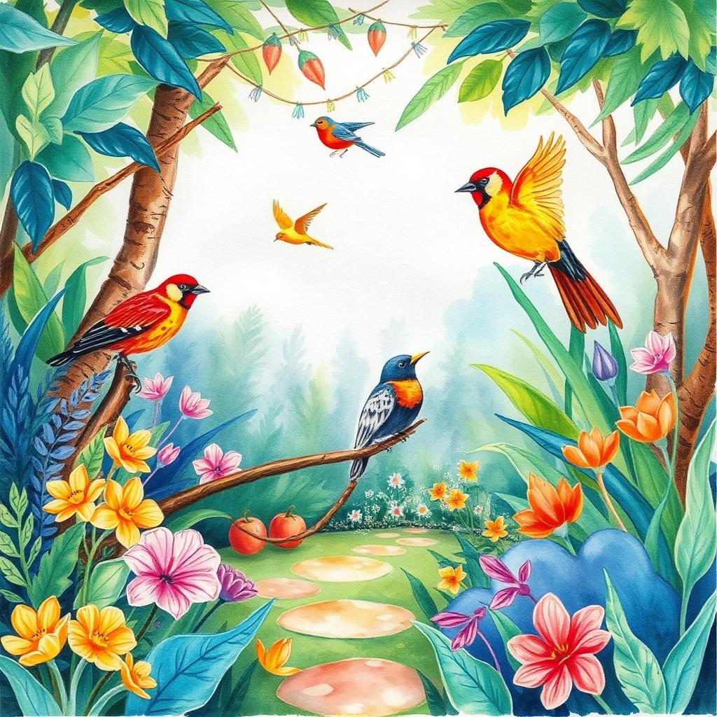 Piper and the Backyard Birds