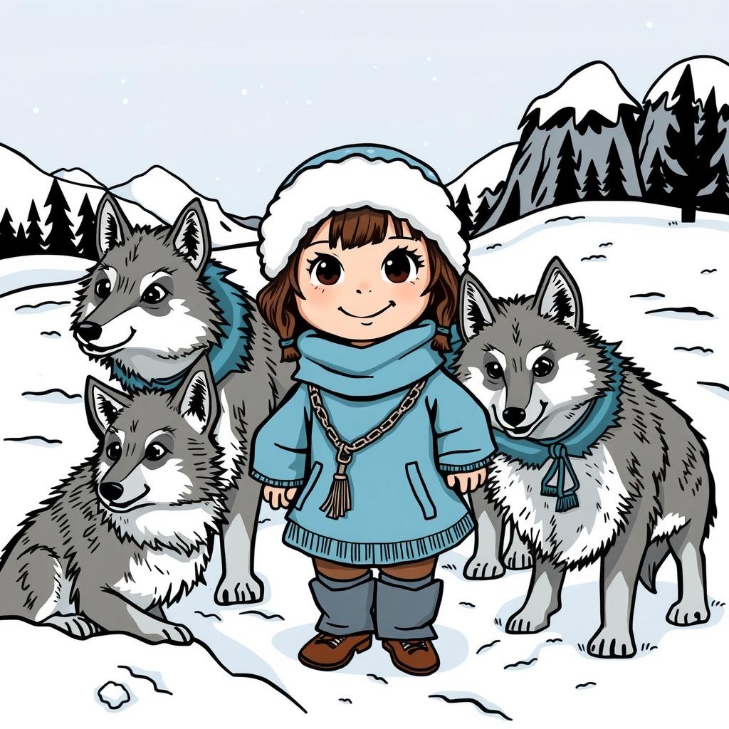 The Bond of Snow and Wolves