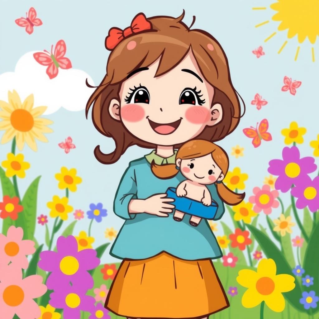 Clarisa and Her Little Dolly