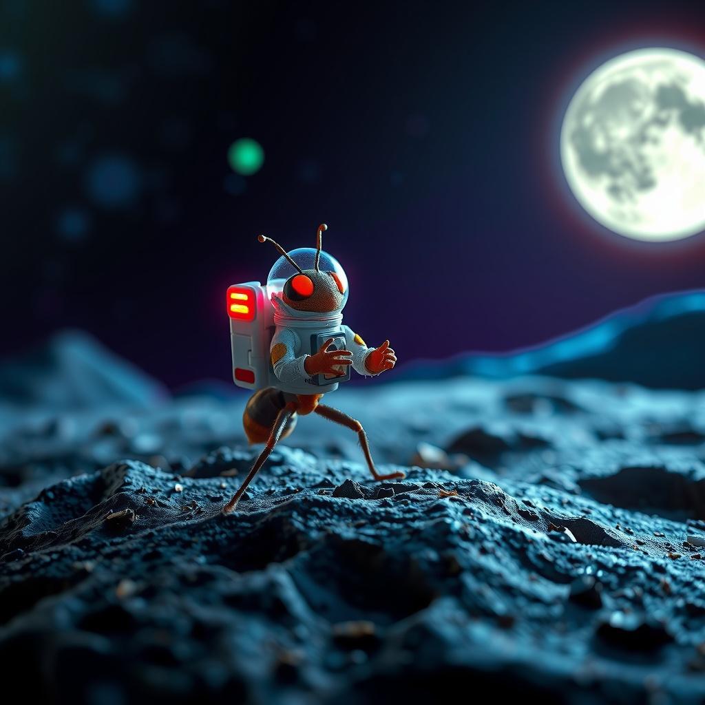 An Ant's Lunar Adventure