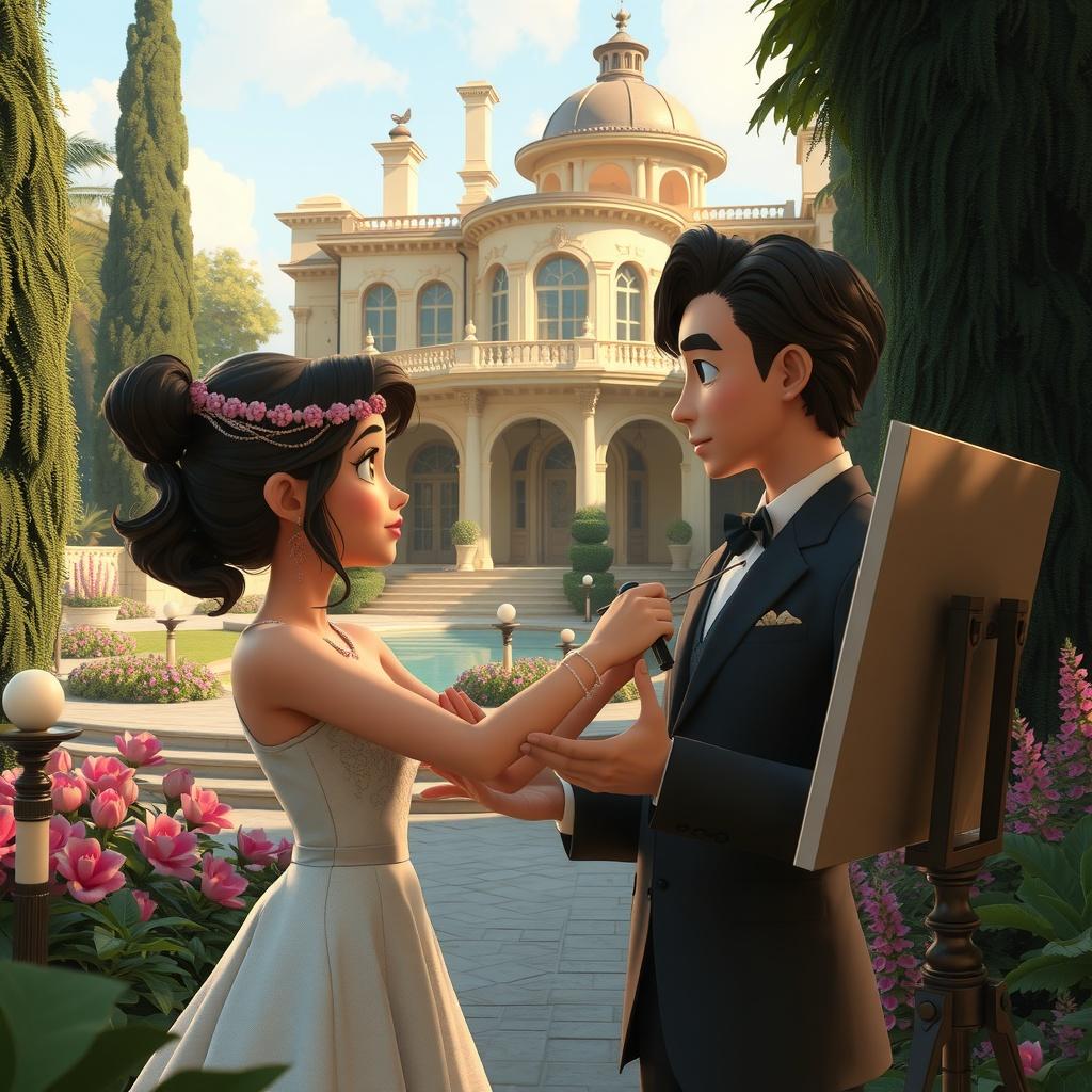 Forbidden Love in the Garden