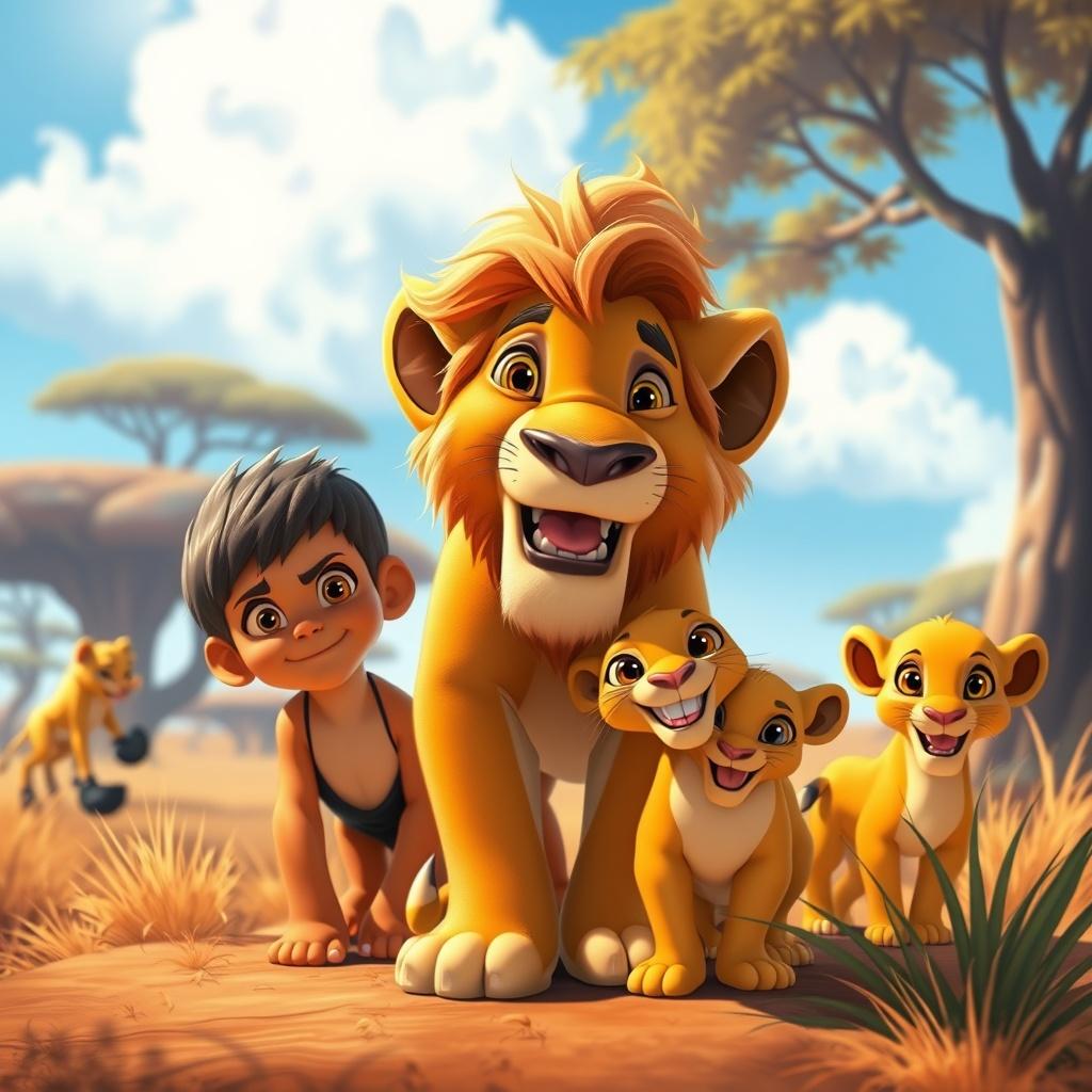 The Lion and the Twins