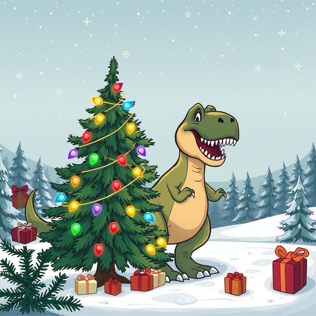 The Christmas Adventure in Dino Valley