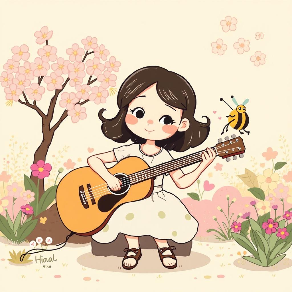 The Melody of Blossoms and Bees