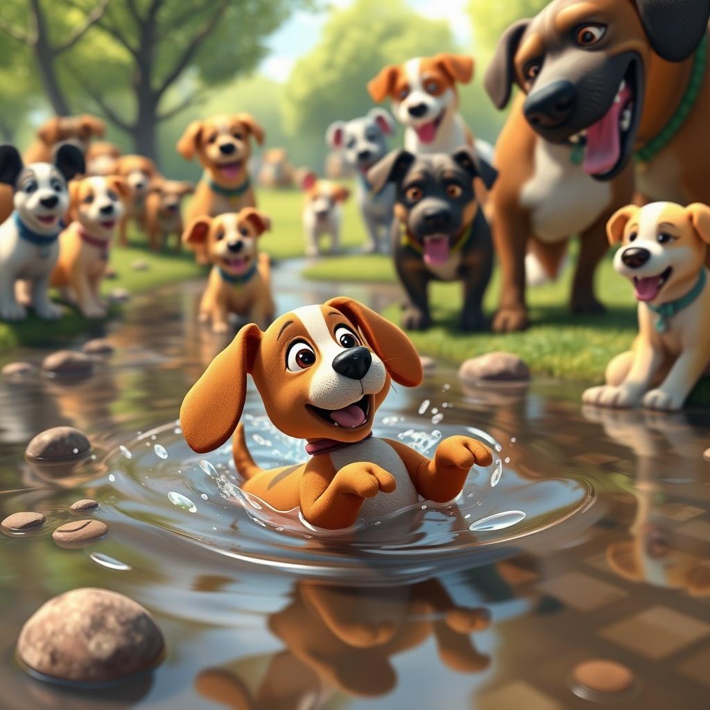 The Little Hero of the Dog Park