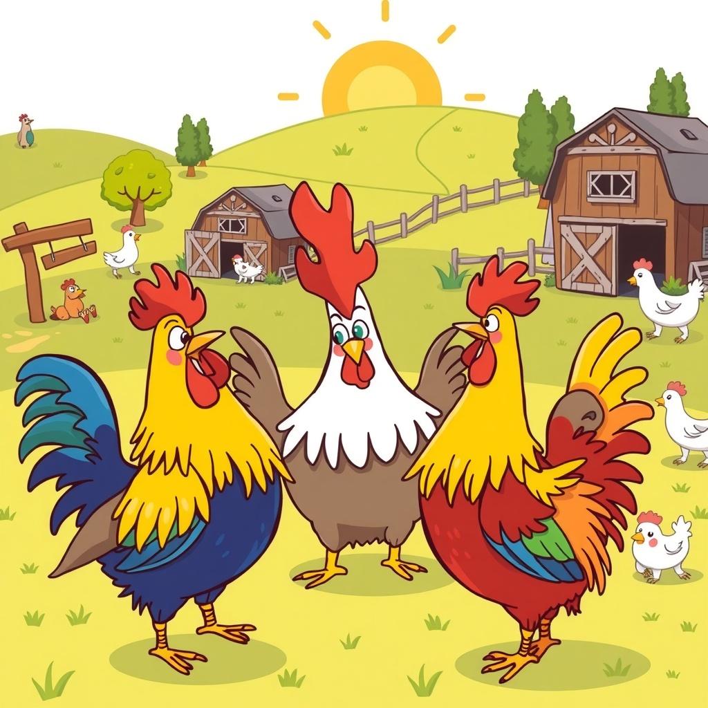 Chicken Makes Camaraderie: Feathers Stick Together