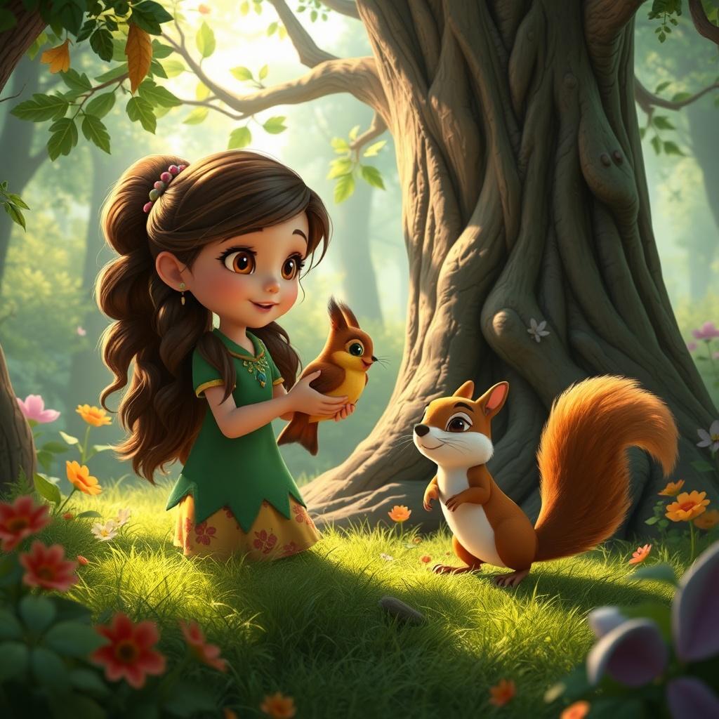 Whispers of the Wild: Ayeza's Forest Adventure