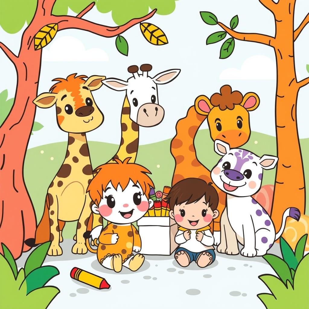 Animal Zoo Coloring Adventure