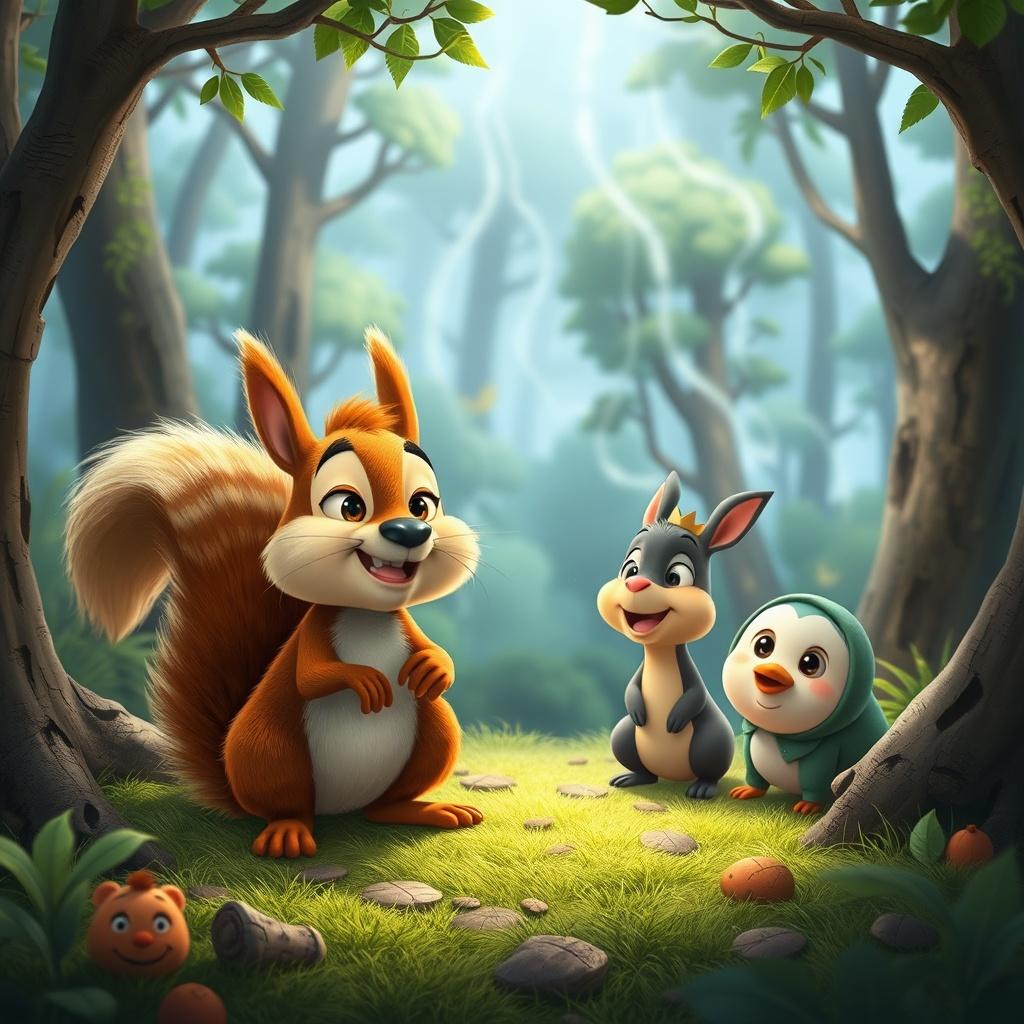 The Brave Little Squirrel