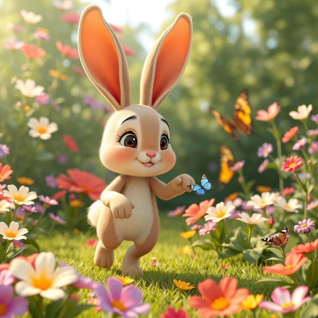 The Little Bunny Who Learned to Hop