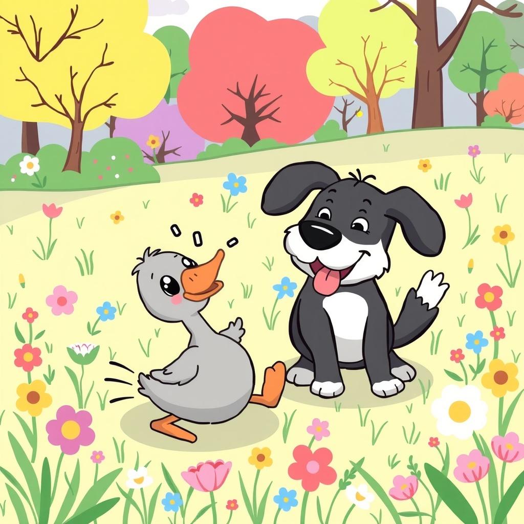 The Grey Duckling’s Encounter