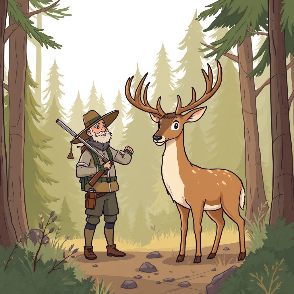 The Hunter and the Deer | Story.com