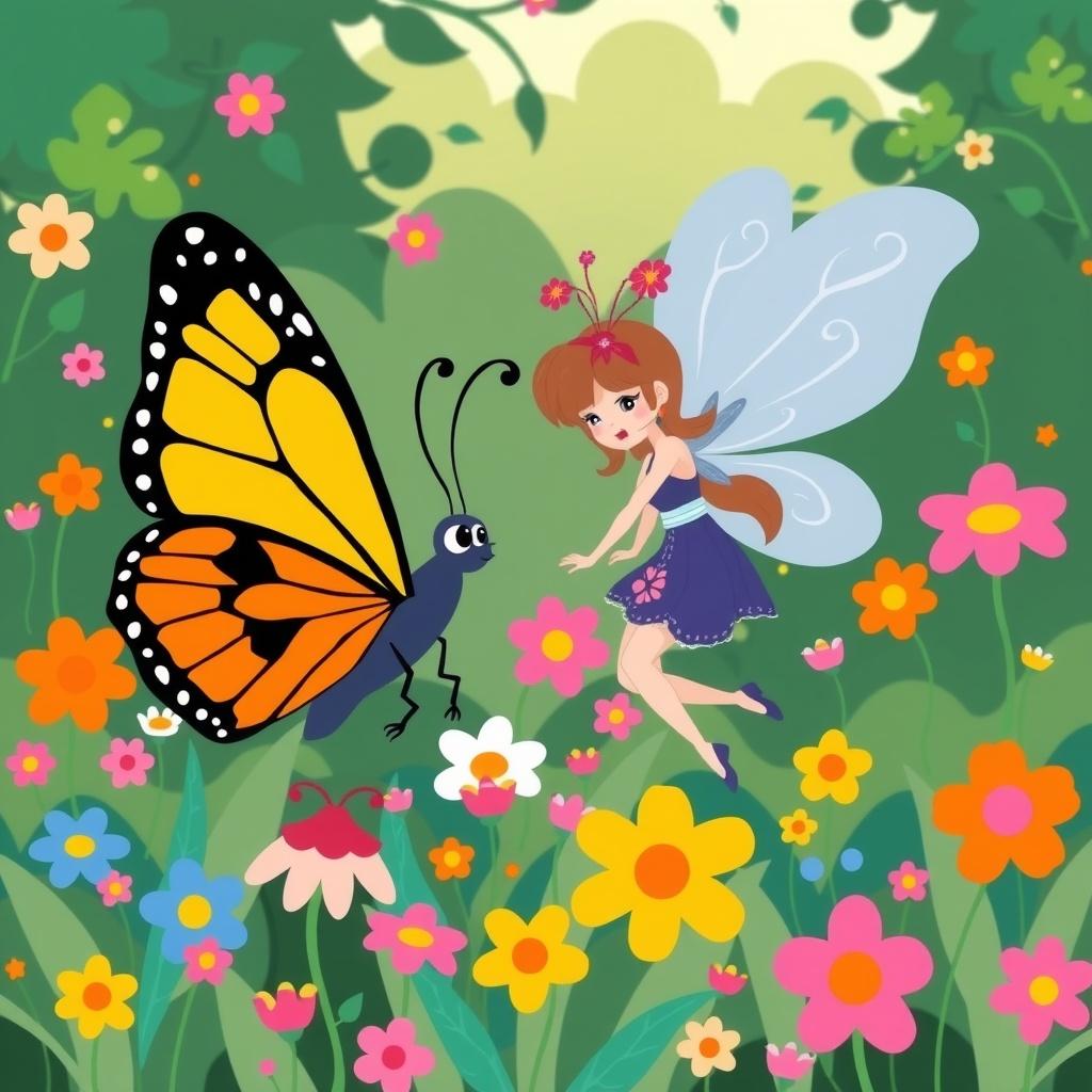 The Butterfly and the Fairy's Friendship
