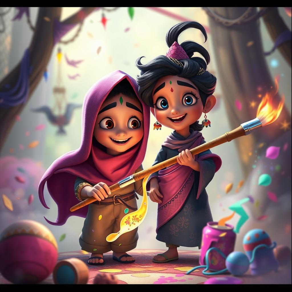 The Magical Paintbrush Adventure