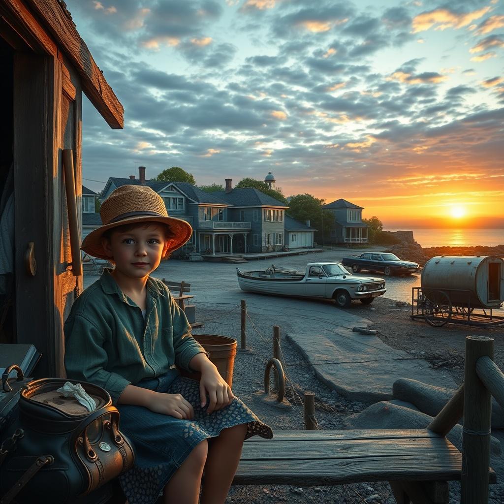 Siblings by the Sea