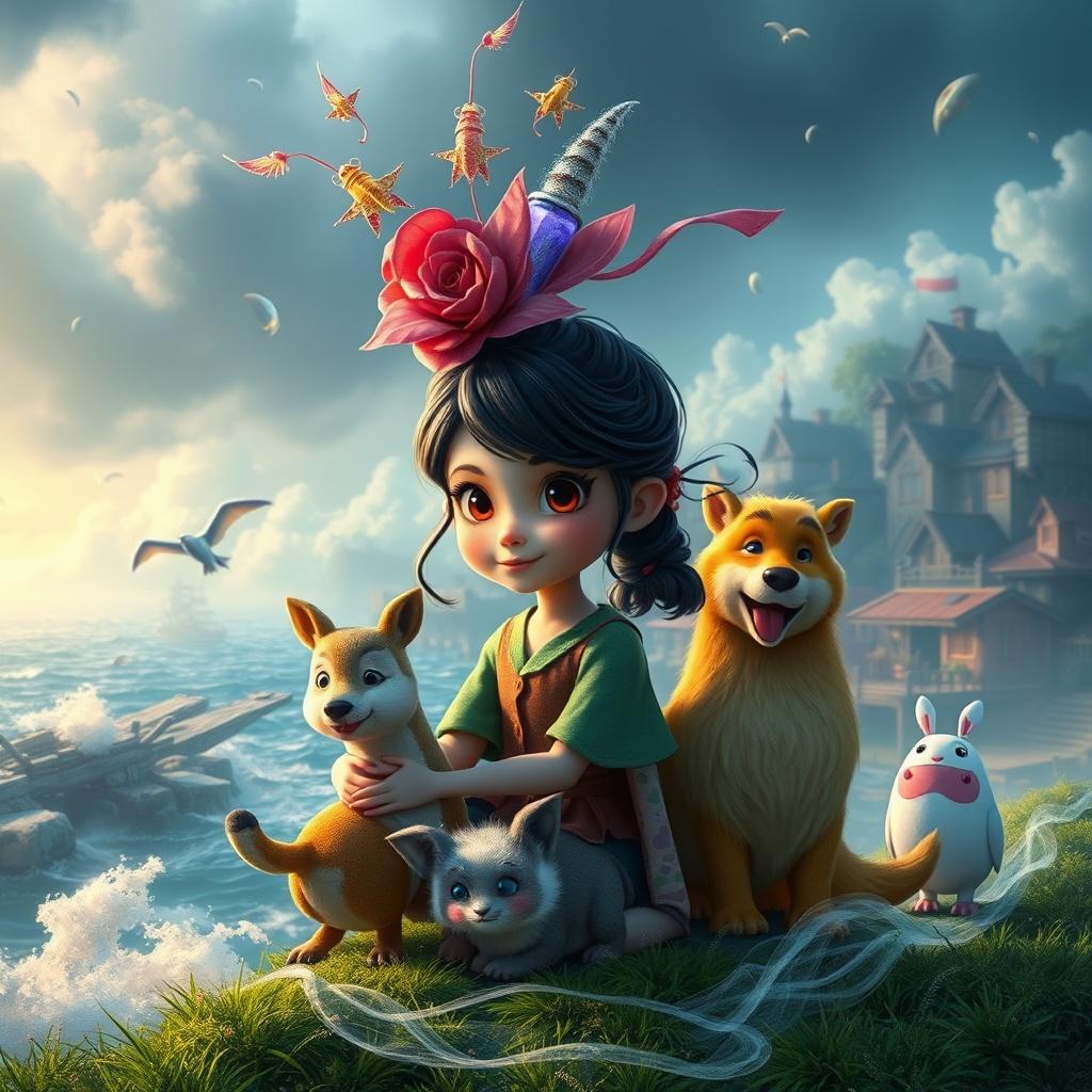 A Girl and Her Animals