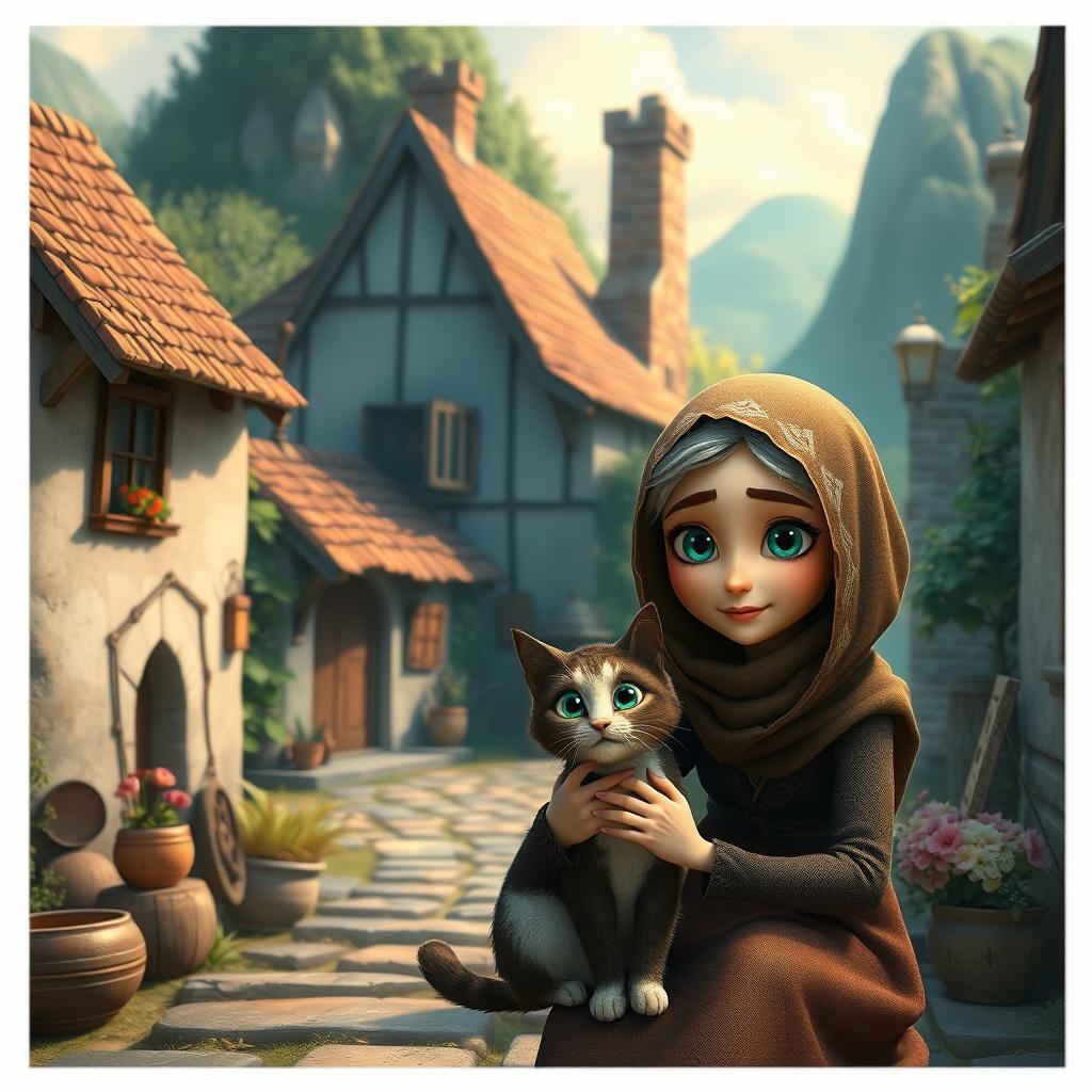 The Cat with Emerald Eyes