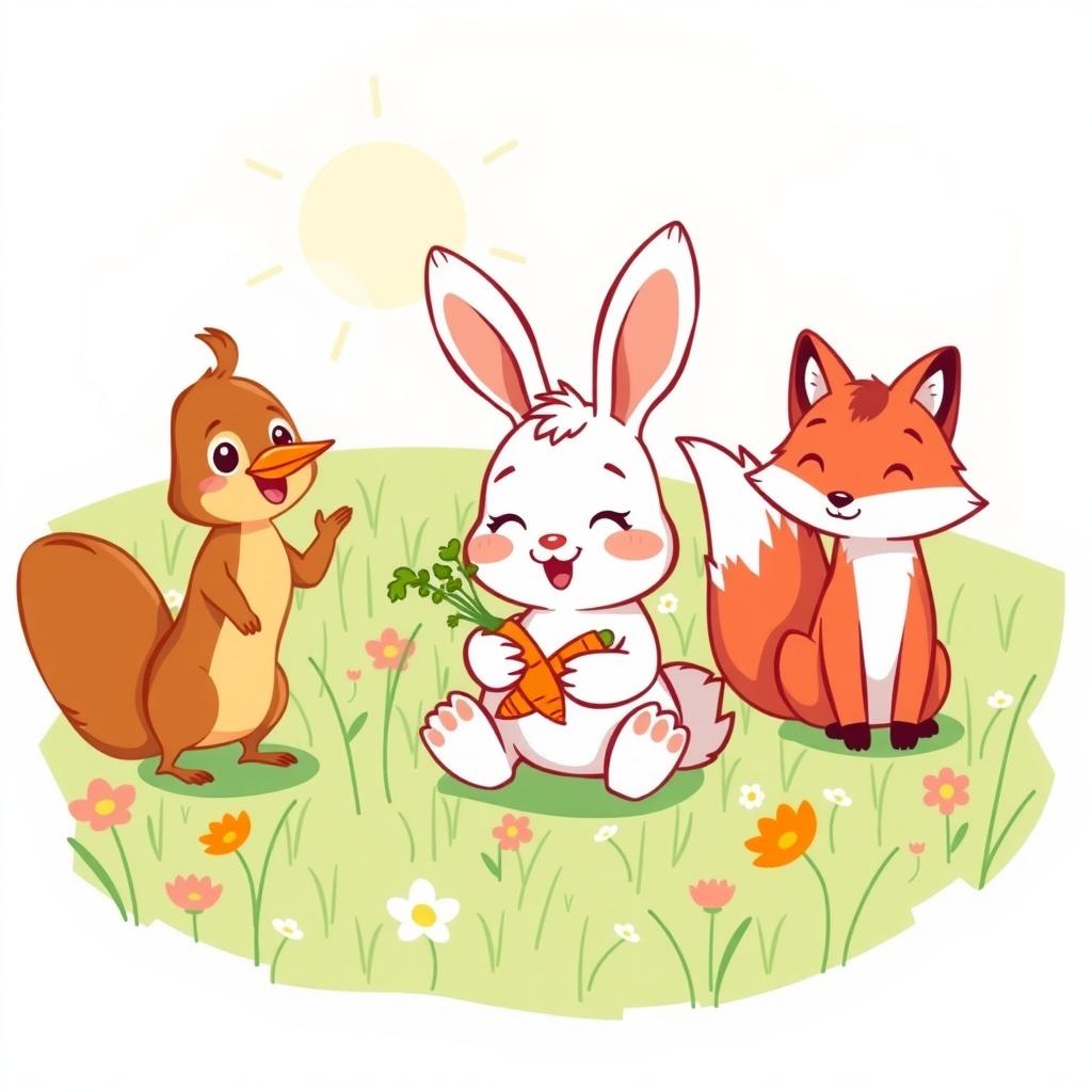 The Little Bunny Who Shared