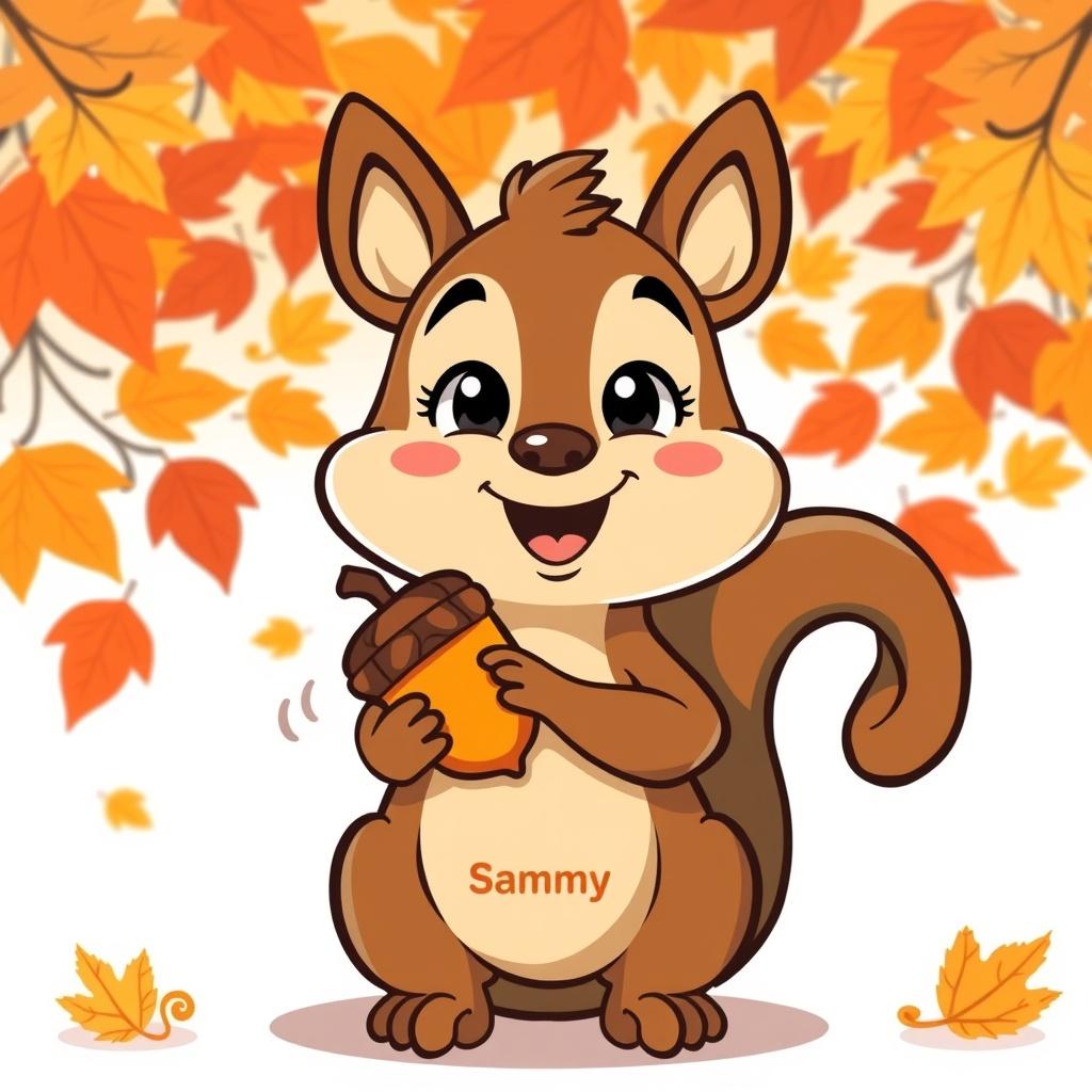 Sammy the Squirrel’s Autumn Acorn Hunt