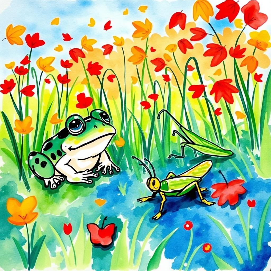 The Frog and the Grasshopper
