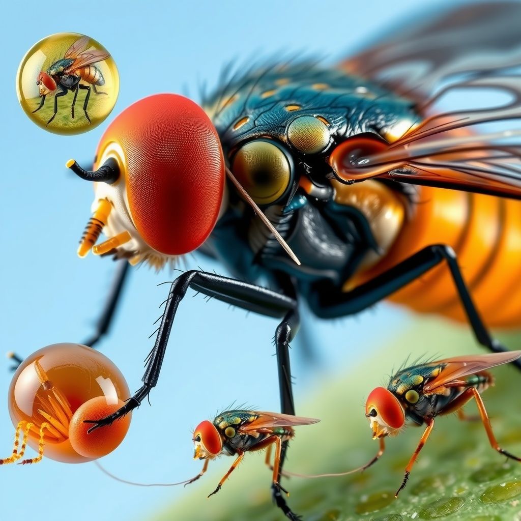 The Life Cycle of a House Fly