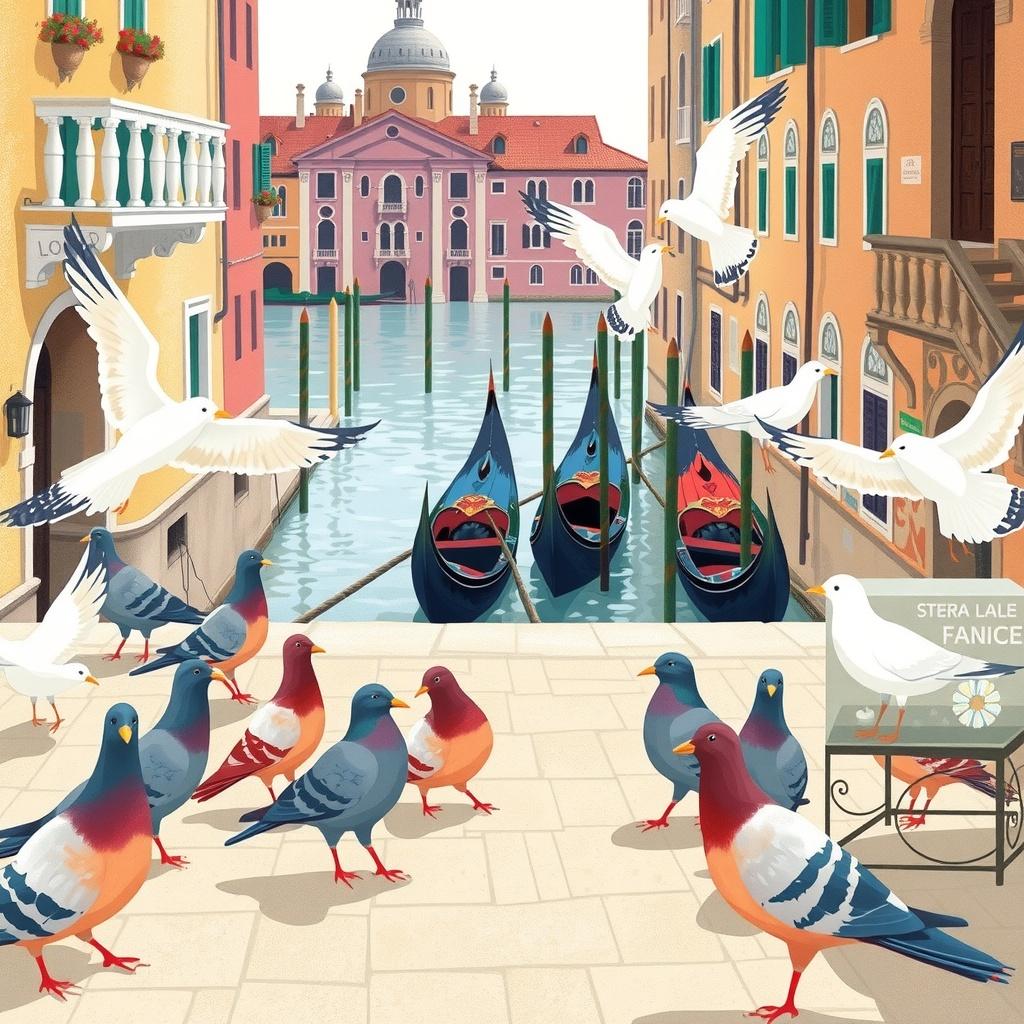 The Pigeon and the Gulls of Venice