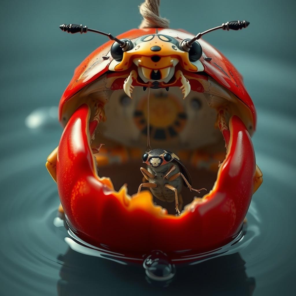 Captured in the Crocodile's Maw