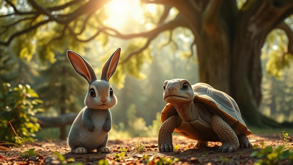 The Race in Evergreen Forest