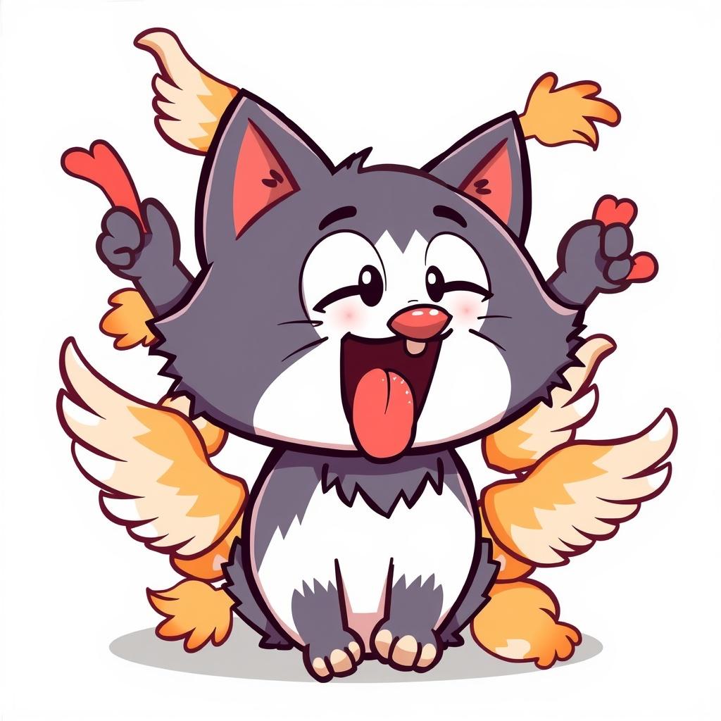 The Cat and the Chicken Wings