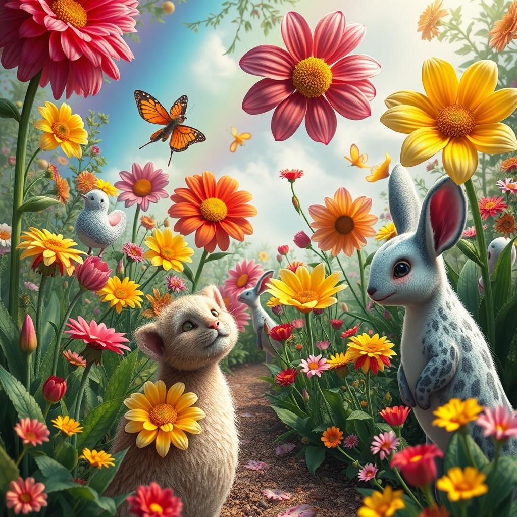 The Magic Paintbrush and the Rainbow Garden