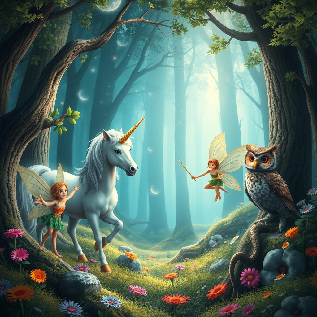 The Brave Unicorn and the Hidden Realm