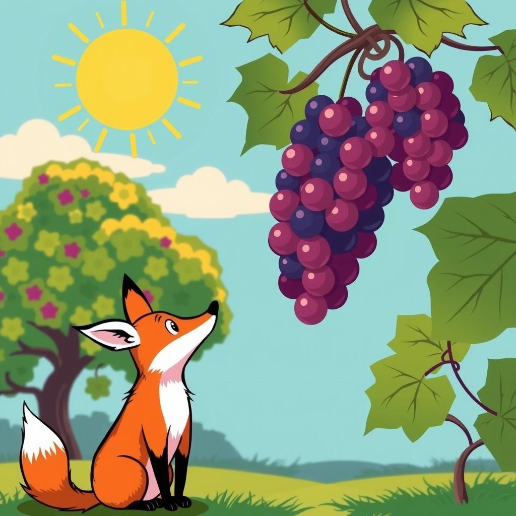 The Fox and the Juicy Grapes