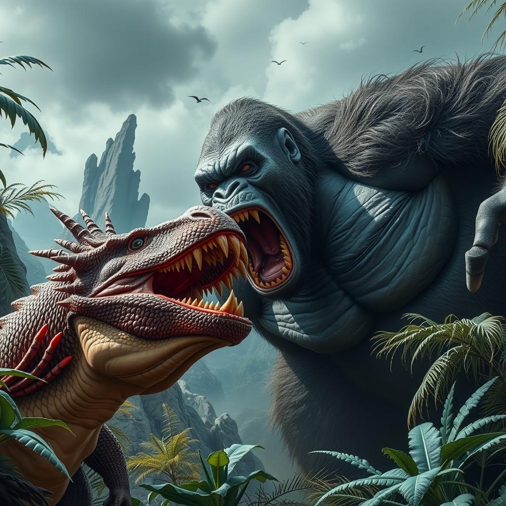 King Kong Traps Dragon: The Battle of Prehistoric Animals' Intelligence