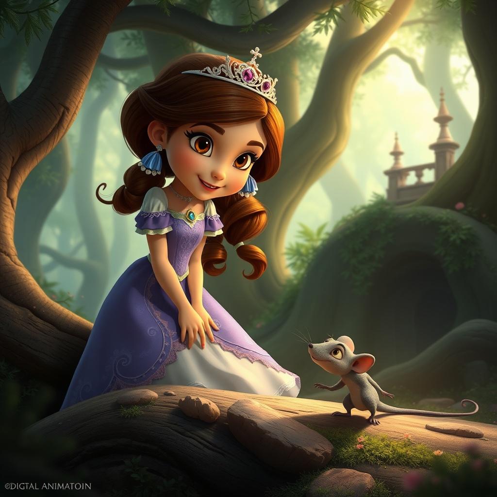 Princess Mia and the Brave Little Mouse