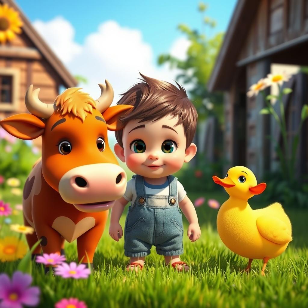 Emmanuel's Colorful Farm Adventure