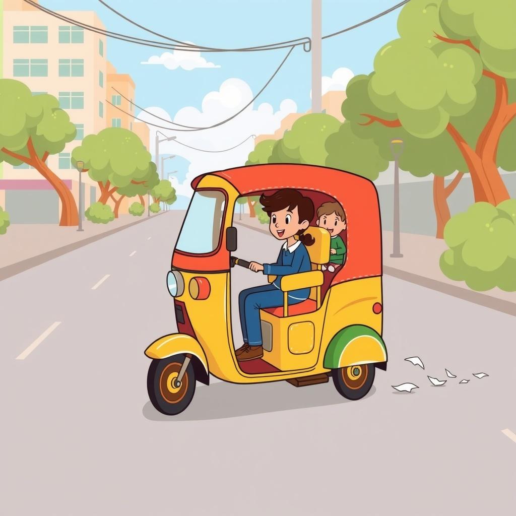 The Adventures of Timmy and the Auto Rickshaw