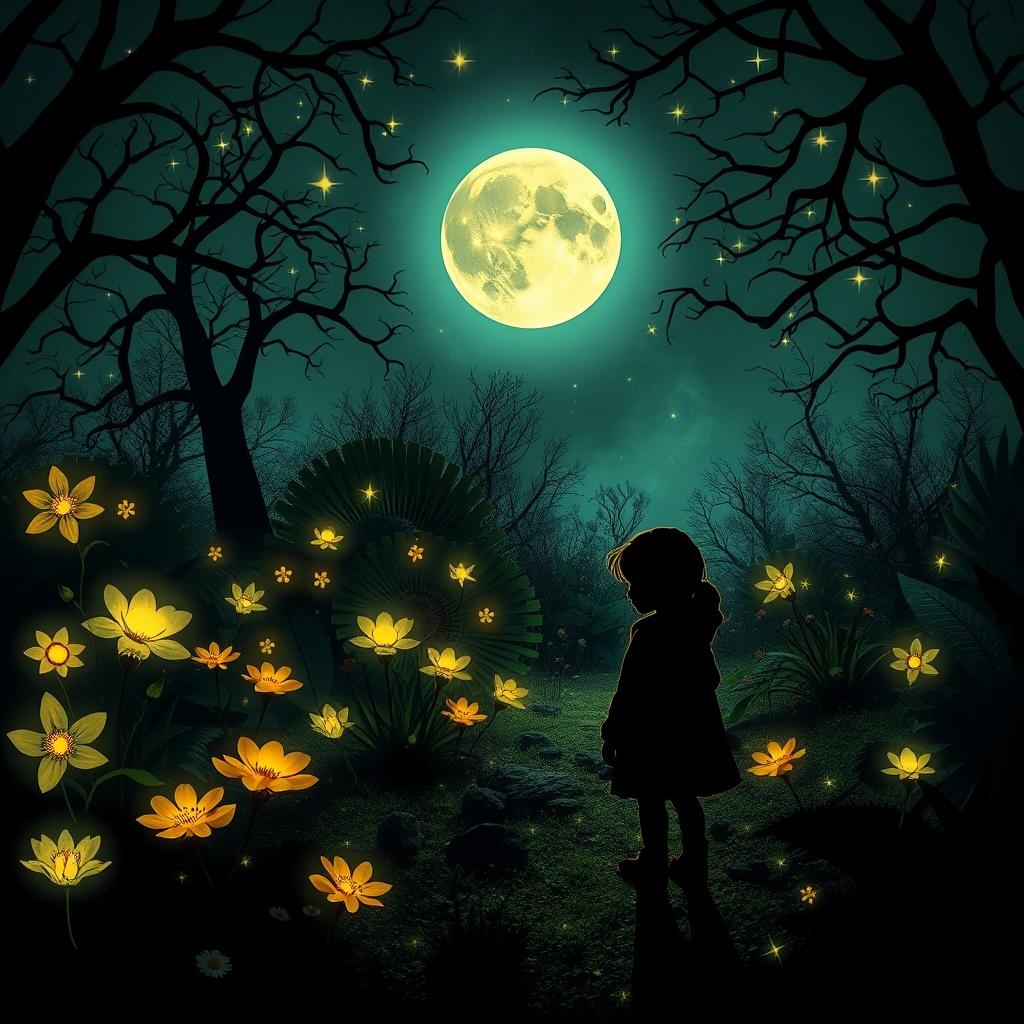 The Secret Garden Under the Moon