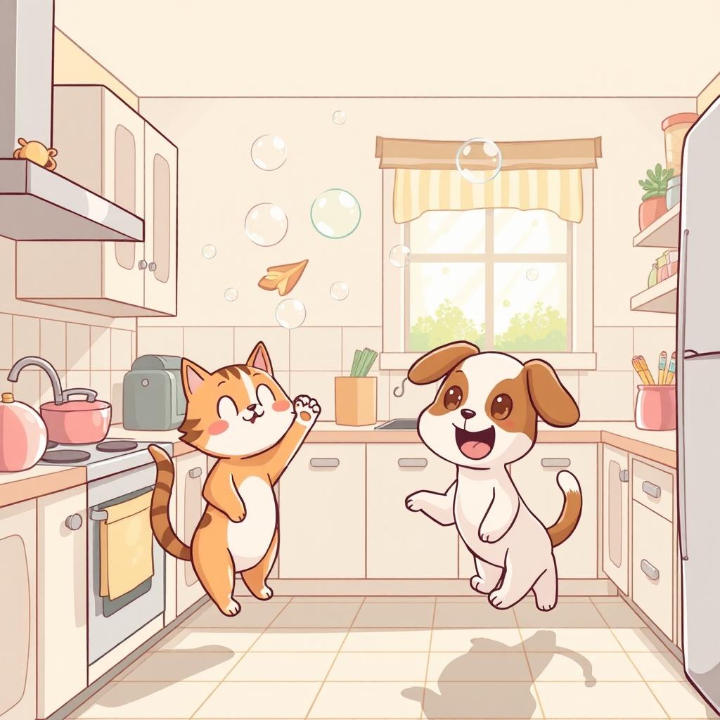 Cinnamon and Cuddles' Bubbly Adventure