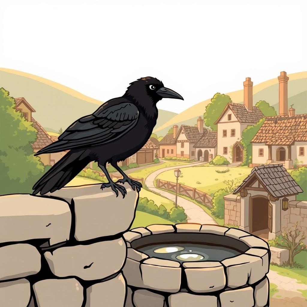 The Thirsty Crow's Ingenious Quest