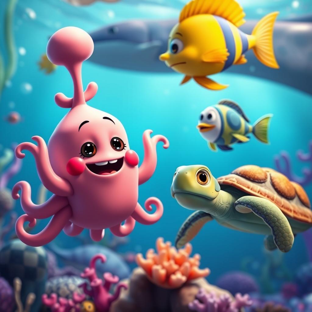 The Silly Adventures of Wally, Bubbles, and Coral