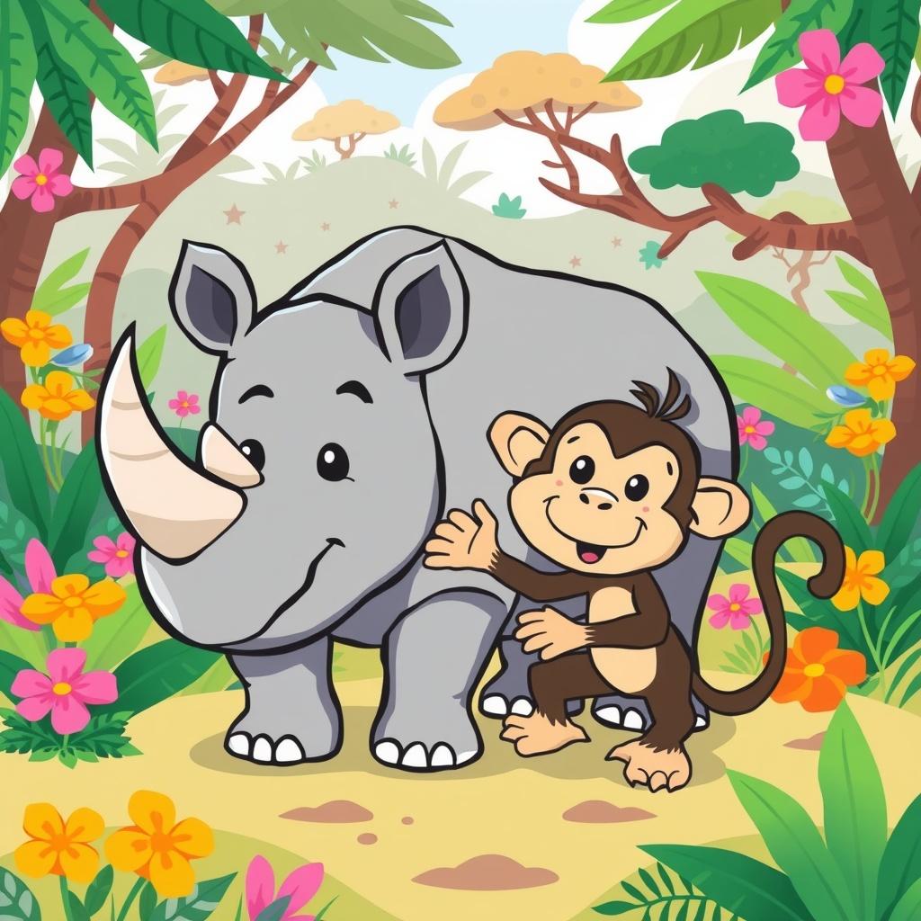 The Rhino-Monkey Miracle