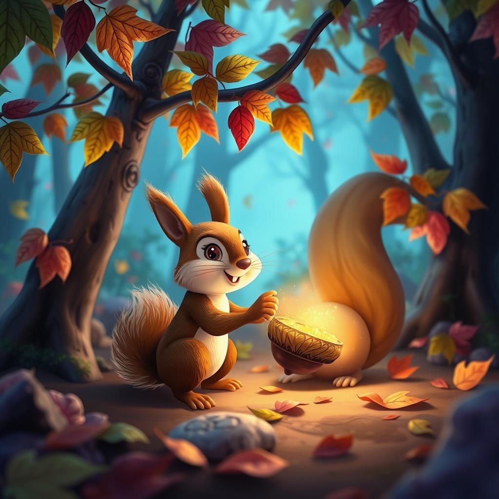 The Adventure of Pippin the Brave Little Squirrel