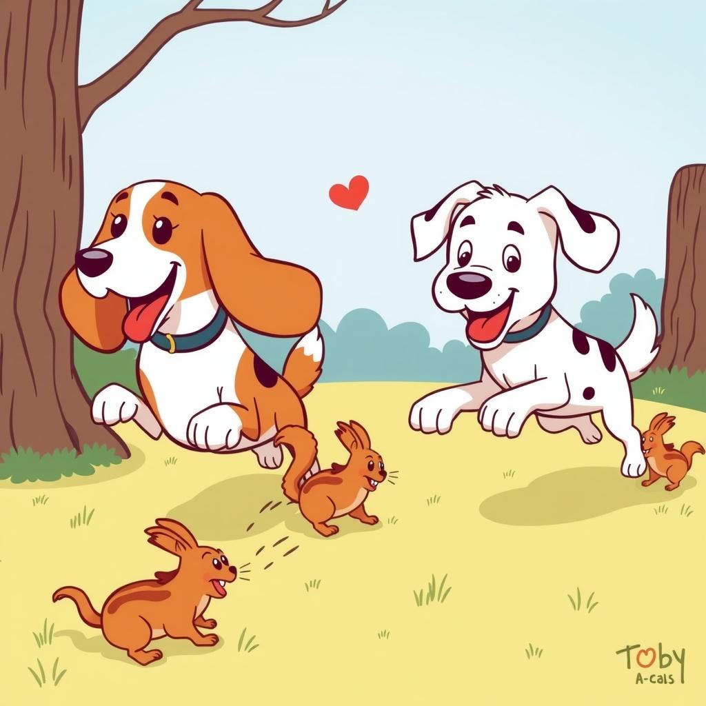 Bella and Toby's Squirrel Adventure