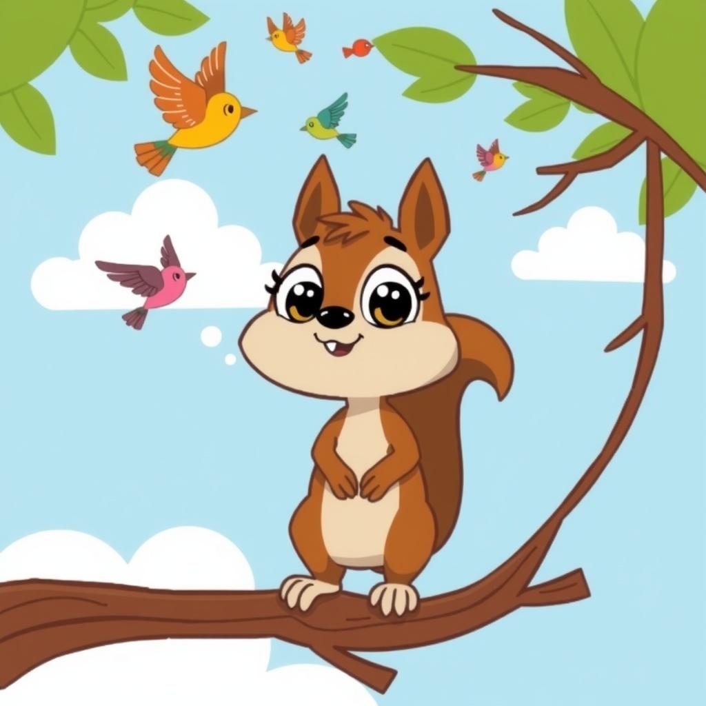 The Flight of Nutty the Squirrel