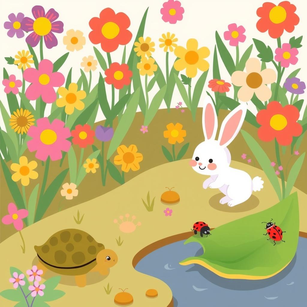 The Adventures of Bunny in the Garden