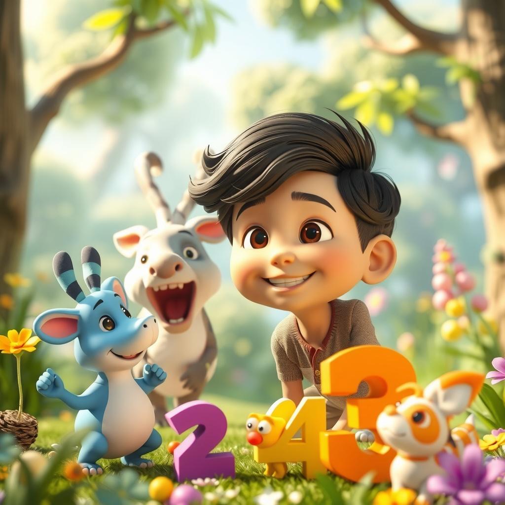Girl Counts with the Forest Friends